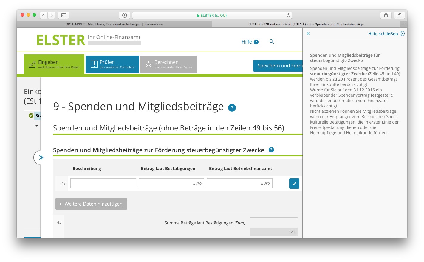 Elster einkommensteuererklaerung 2017 download mac installer